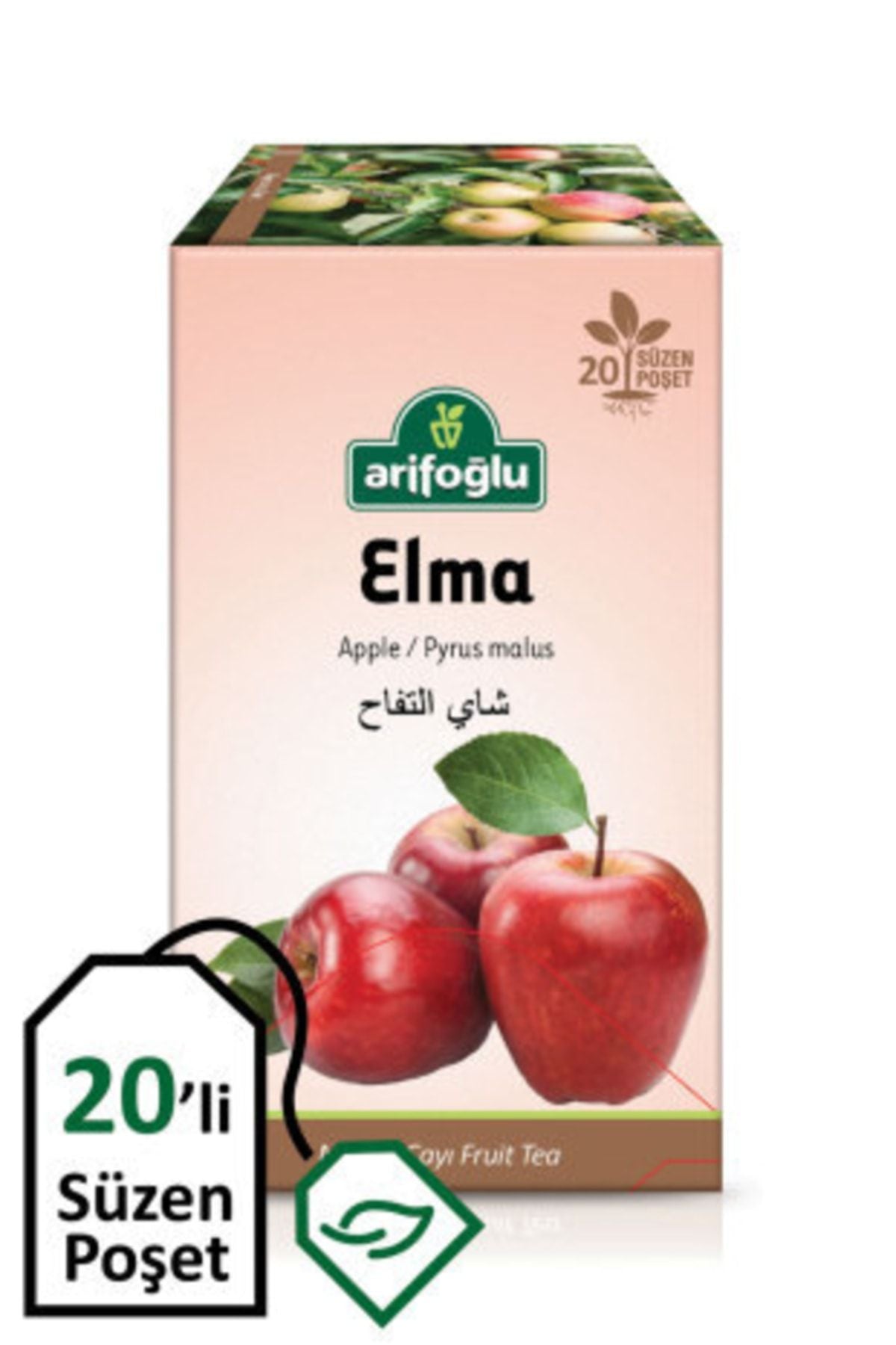 Apple 20pcs Süzen Sachet Tea