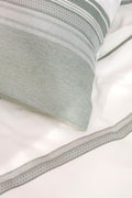 Vetro Khaki Double Size Yarn Dyed Duvet Cover Set