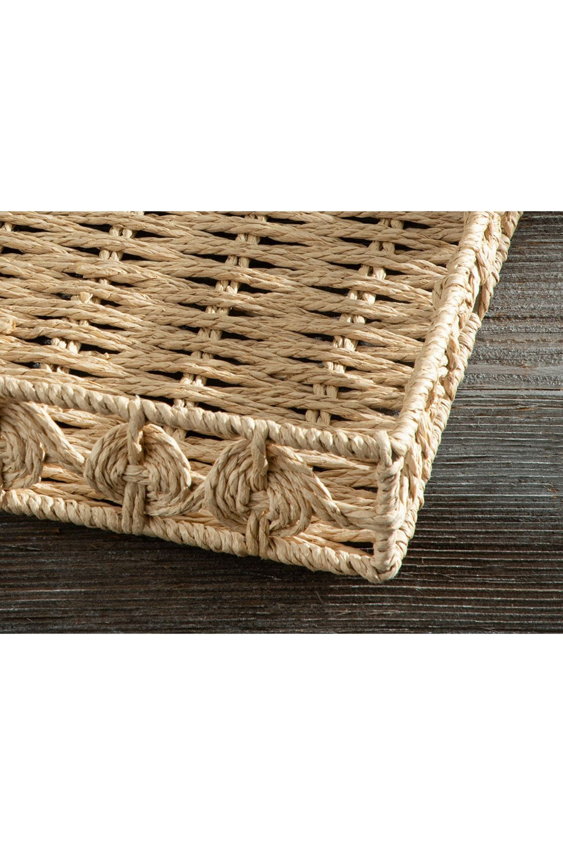 Dateless Wire Mesh Tray 38x30 Cm Brown