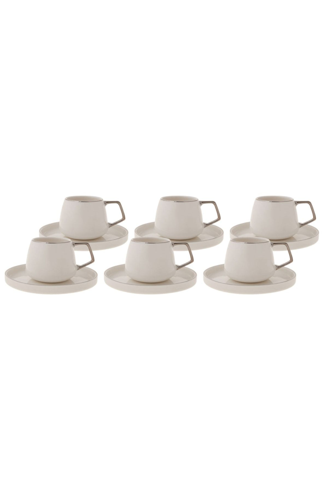 Saturn Platinum 6 Person Coffee Cup Set 100 ml