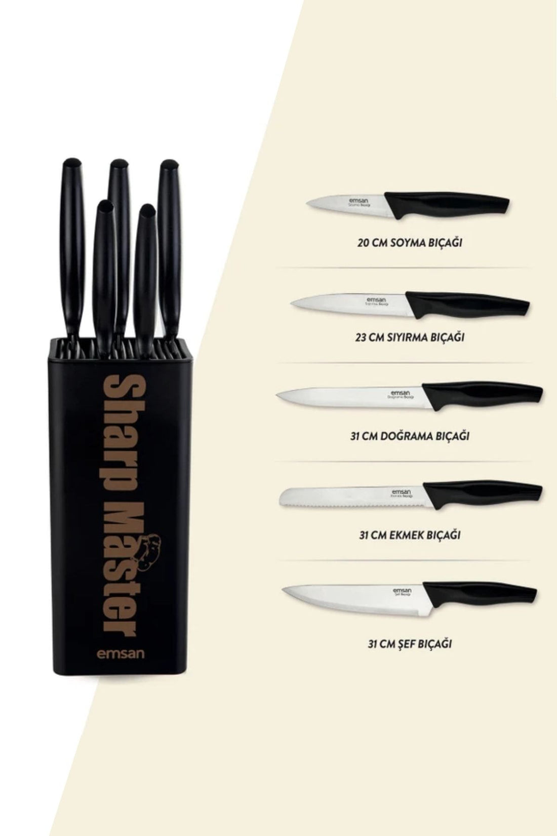 Sharp Master 6 Piece Knife Set