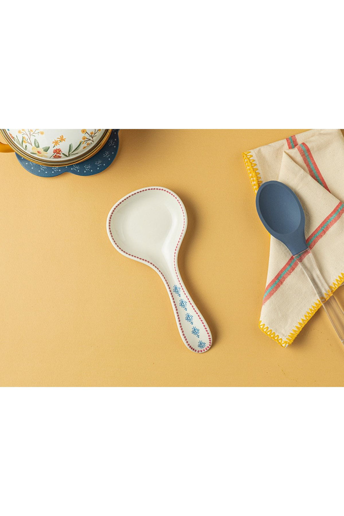 Tansy New Bone Spoons 24 Cm White