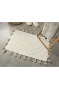 Fancy Cotton Bath Mat 60x90 Cm Cream