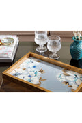 Georgia Glass Decorative Tray 22x37 Cm Blue