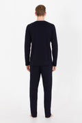 Men's Navy Blue Pajama Set