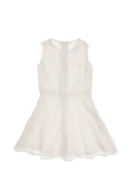 Girls' Ecru Knit Dress