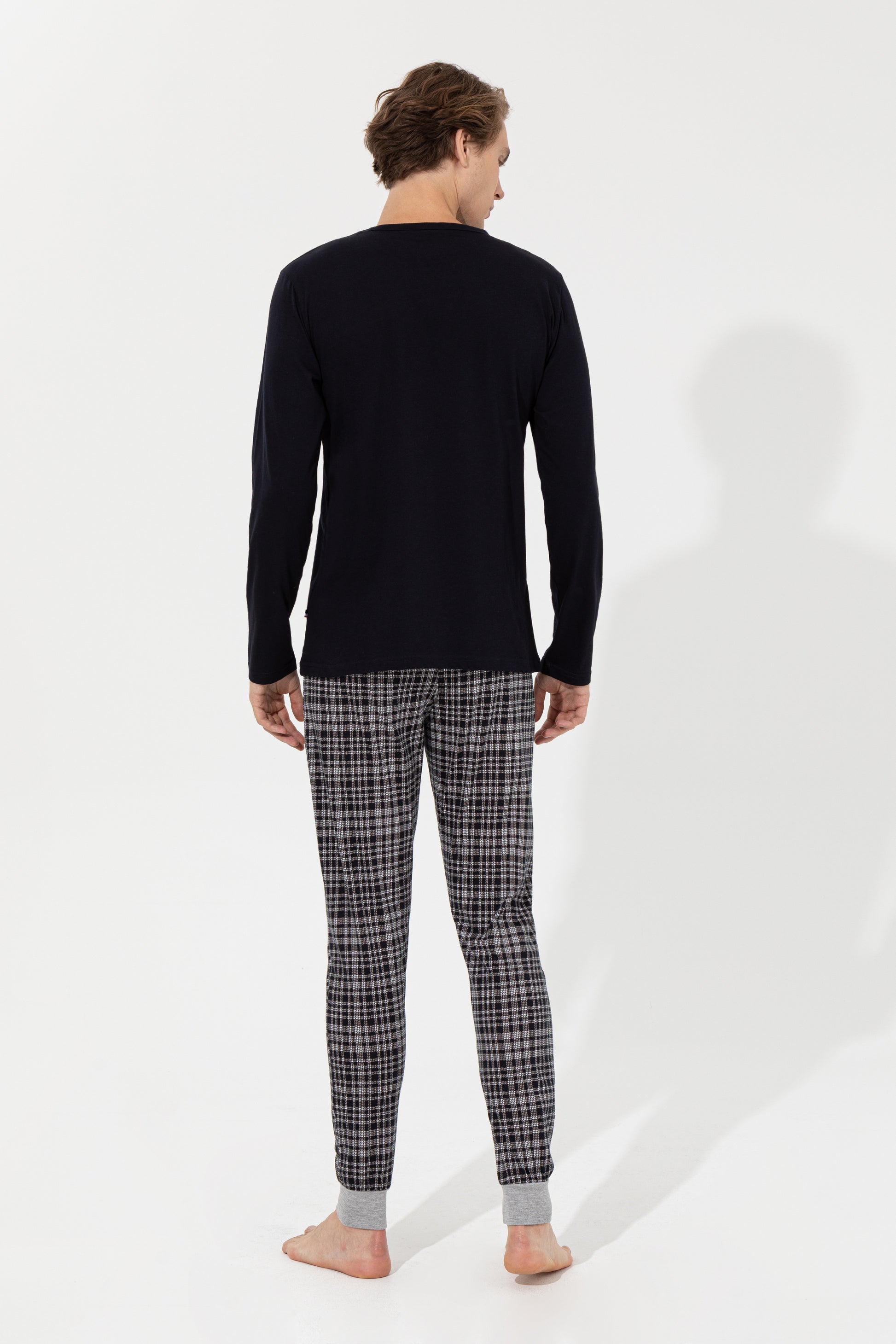 Men's Navy Blue Pajama Set