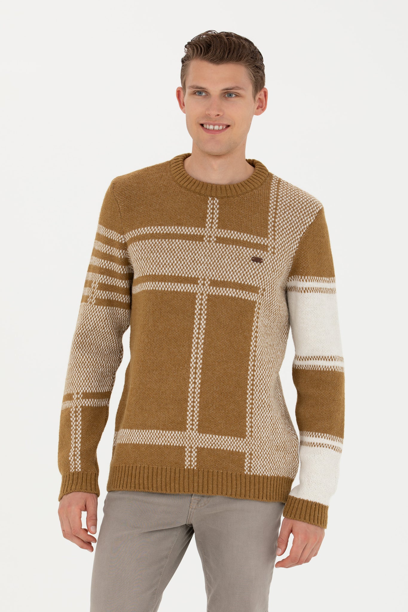 Men's Light Khaki Sweater