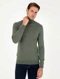 Smoke Slim Fit Turtleneck Basic Sweater Sweater