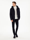 Navy Regular Fit Coat