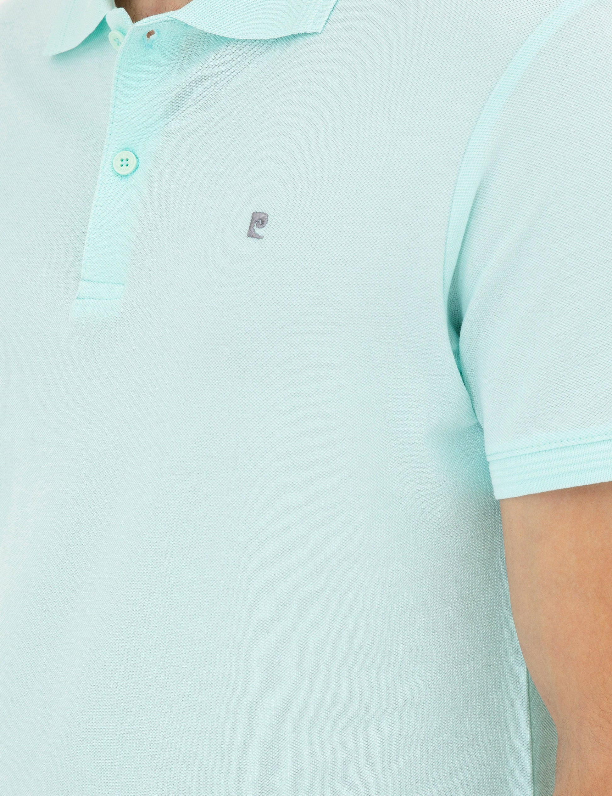 Aqua Green Slim Fit Basic T-Shirt
