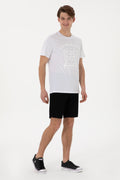 Men's Regular Fit Crew Neck White T-Shirt