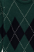 Boy's Dark Green Sweater