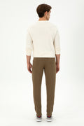 Men's Khaki Sweatpants