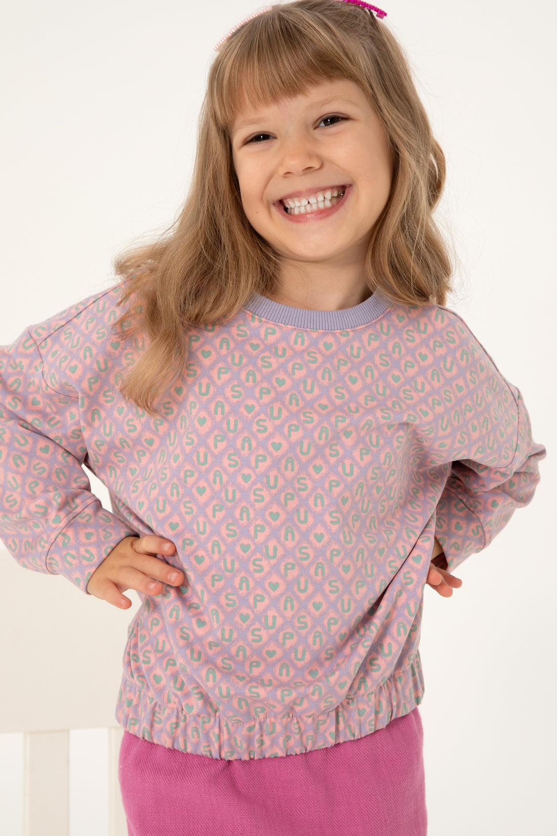 Girl's Lilac Sweatshirt