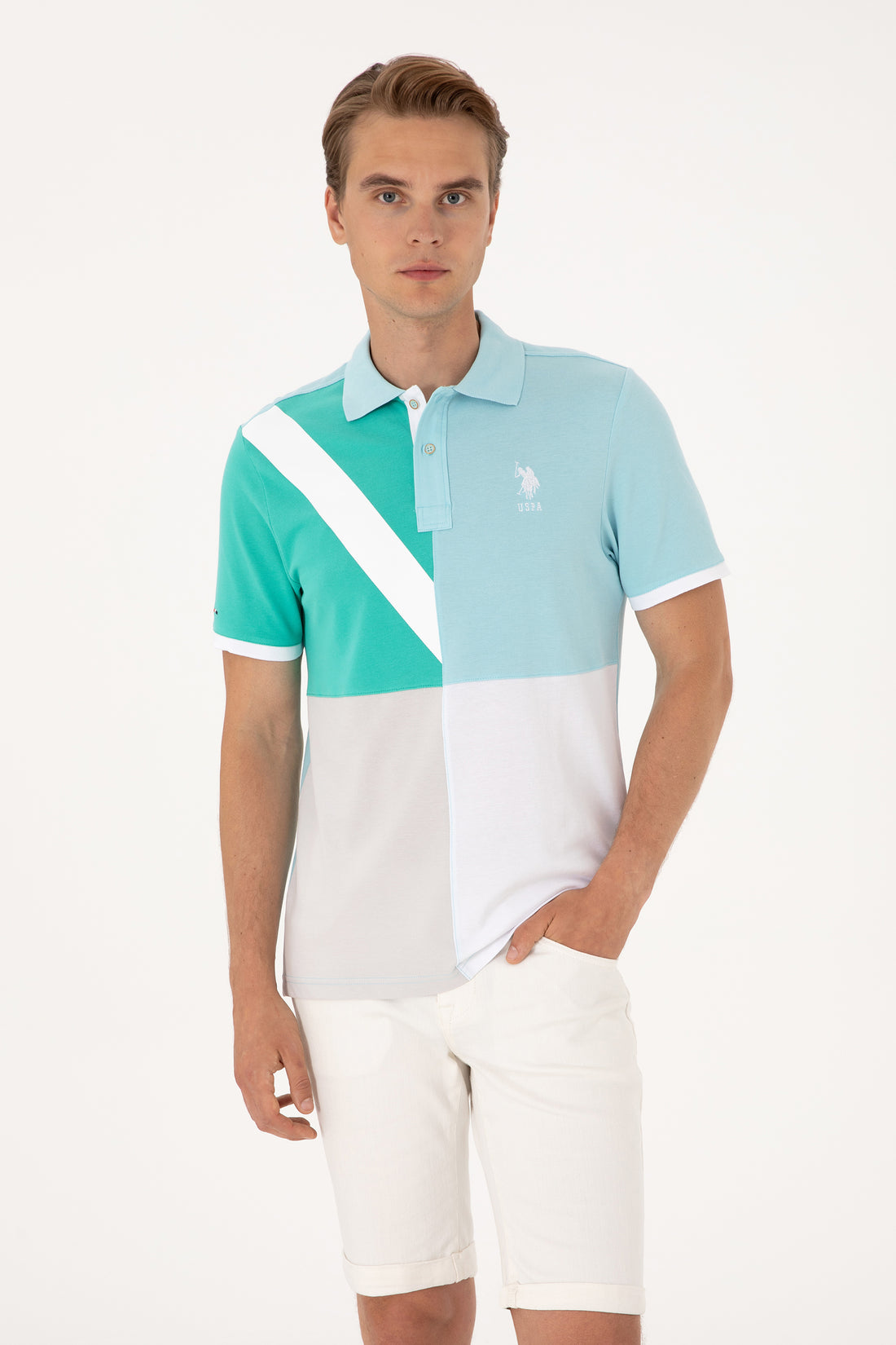 Men's Aqua T-Shirt