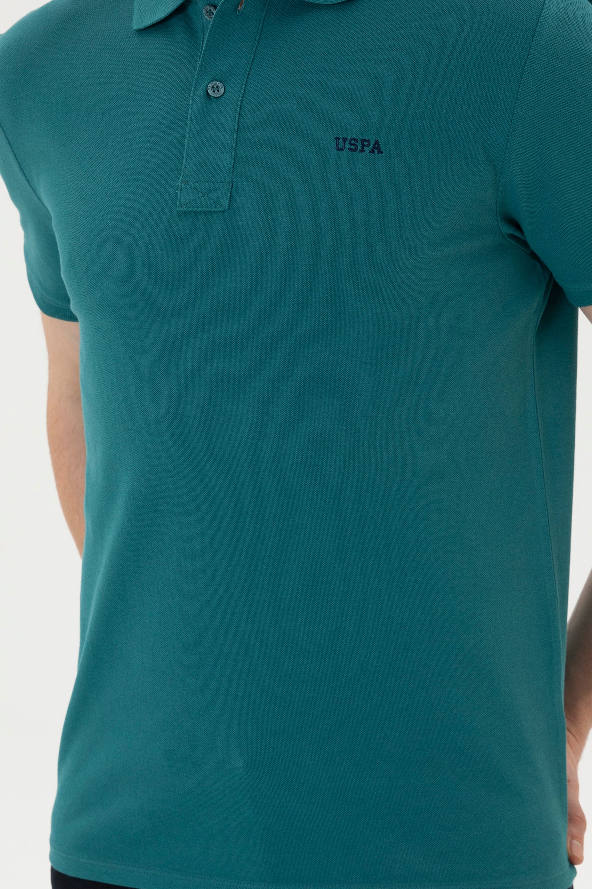 Men's Dark Green Basic T-Shirt