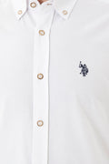 Men's White Long Sleeve Shirt