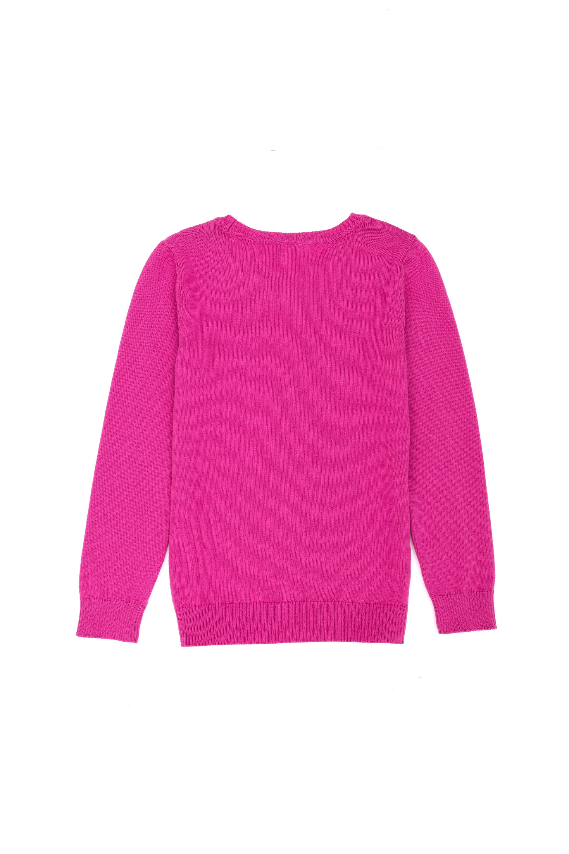 Girls' Violet Basic Sweater