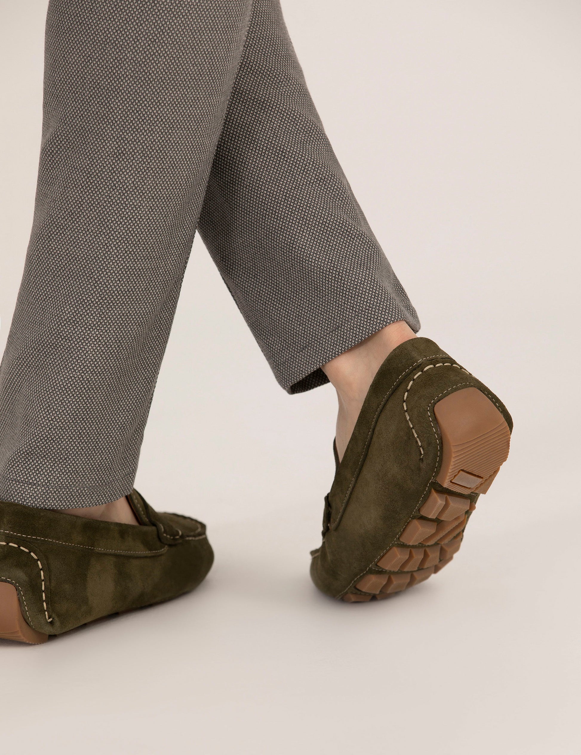 Green Loafer Shoes