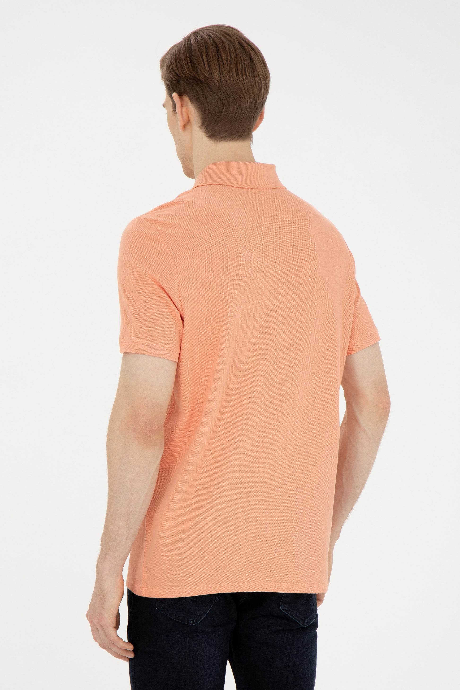 Men's Salmon Basic T-Shirt