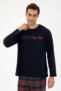 Men's Navy Blue Pajama Set