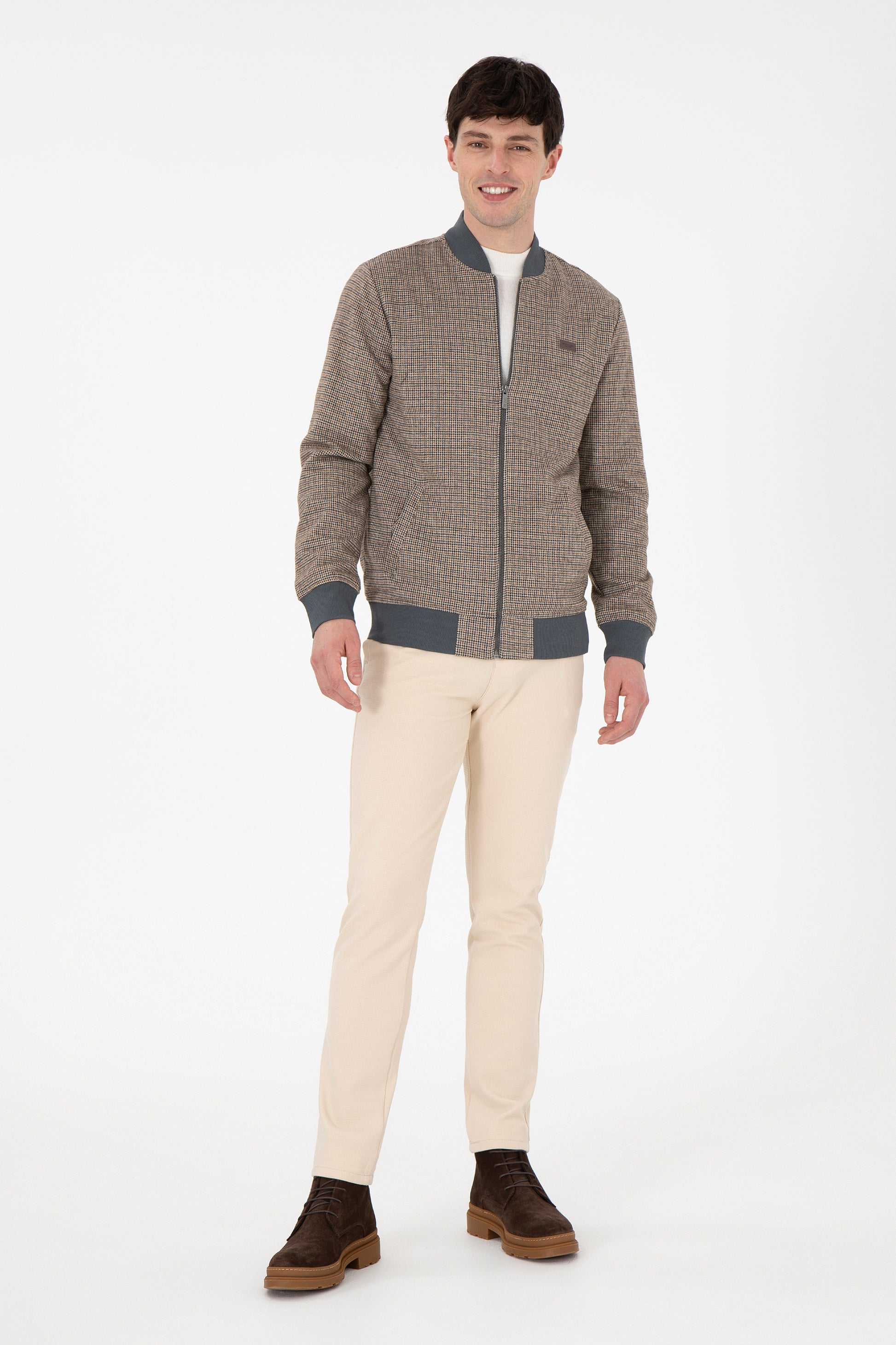 Men's Cream Canvas Pants