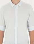Light Blue Regular Fit Long Sleeve Shirt