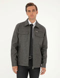 Anthracite Leather Jacket