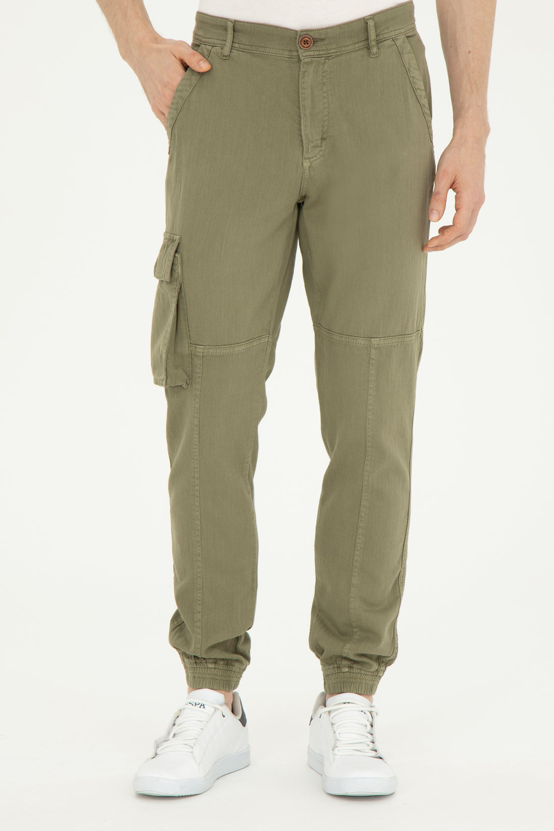 Men's Dark Khaki Canvas Pants