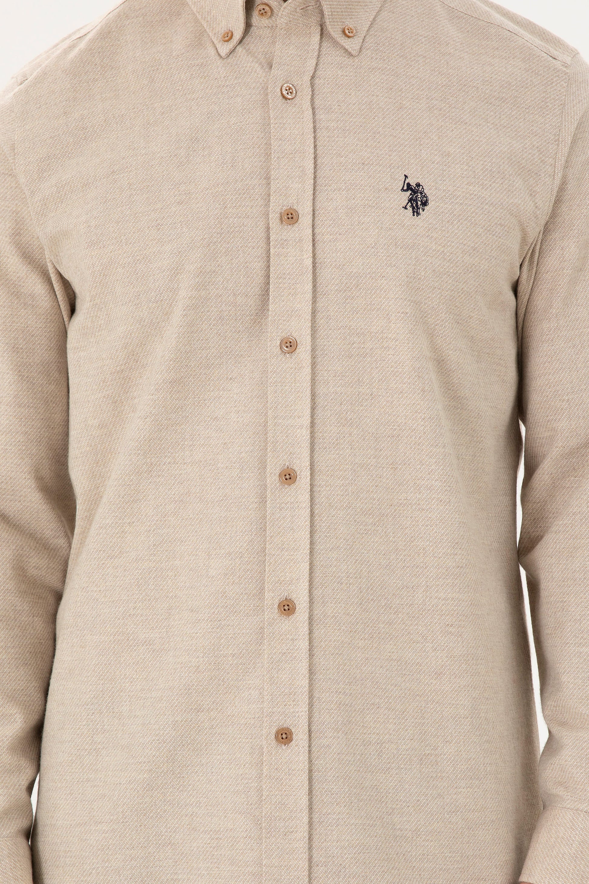 Men's Sand Long Sleeve Shirt