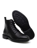 Black 100% Leather Boots