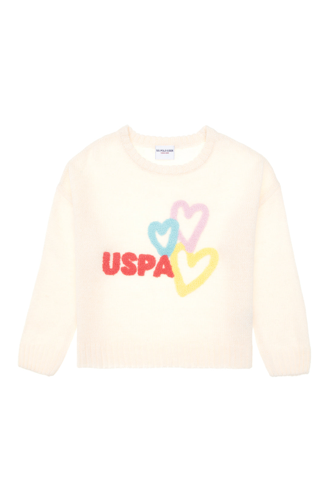 Girl's Cream Sweater