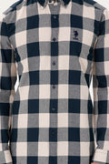 Men's Navy Blue Long Sleeve Shirt