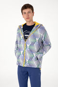 Men's Light Grey Knitted Cardigan