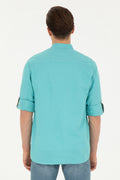 Men's Mint Long Sleeve Shirt