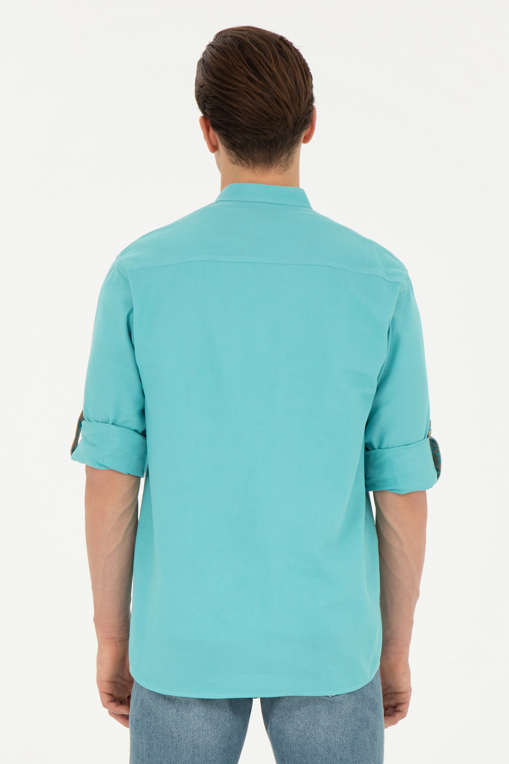 Men's Mint Long Sleeve Shirt