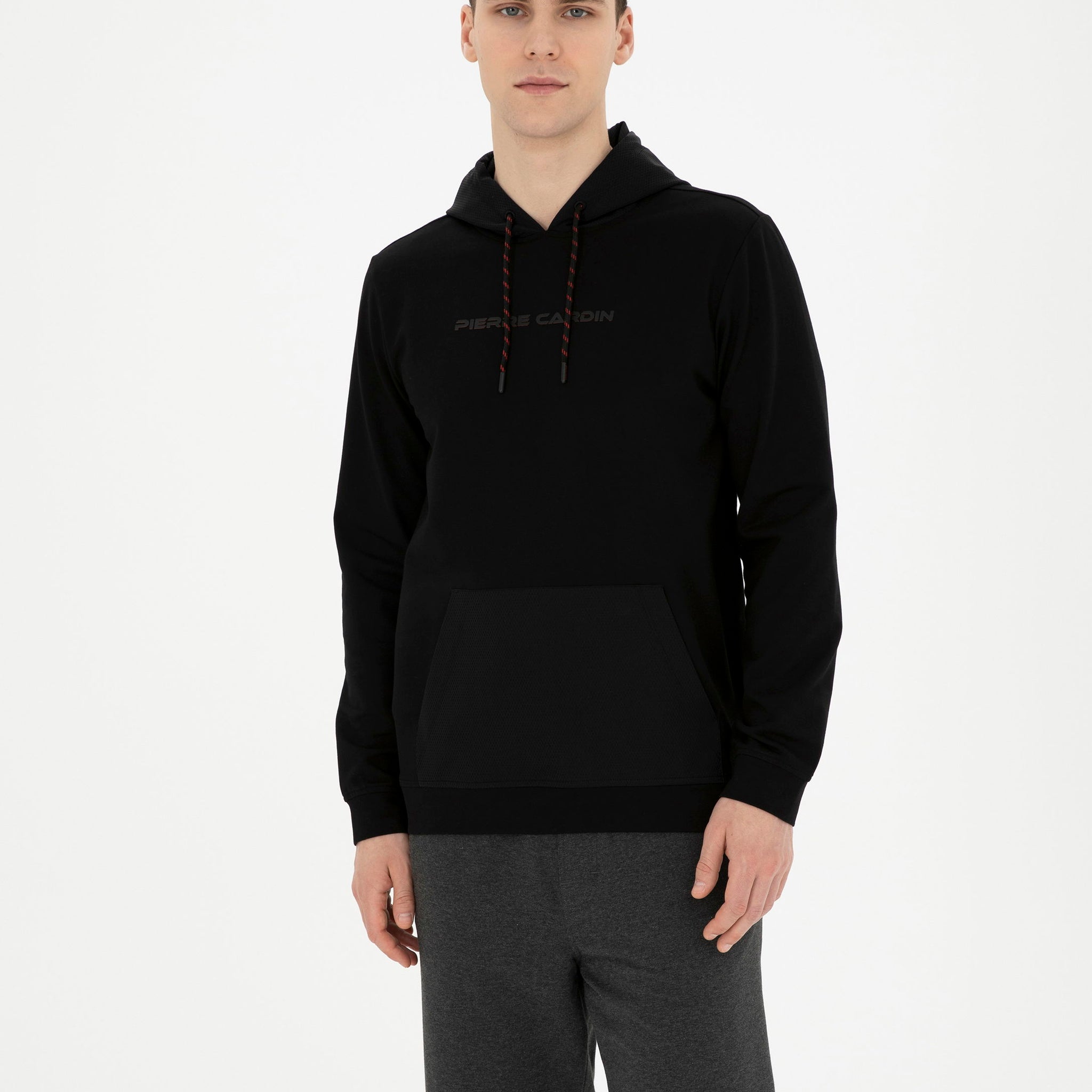 Black Regular Fit Sweatshirt