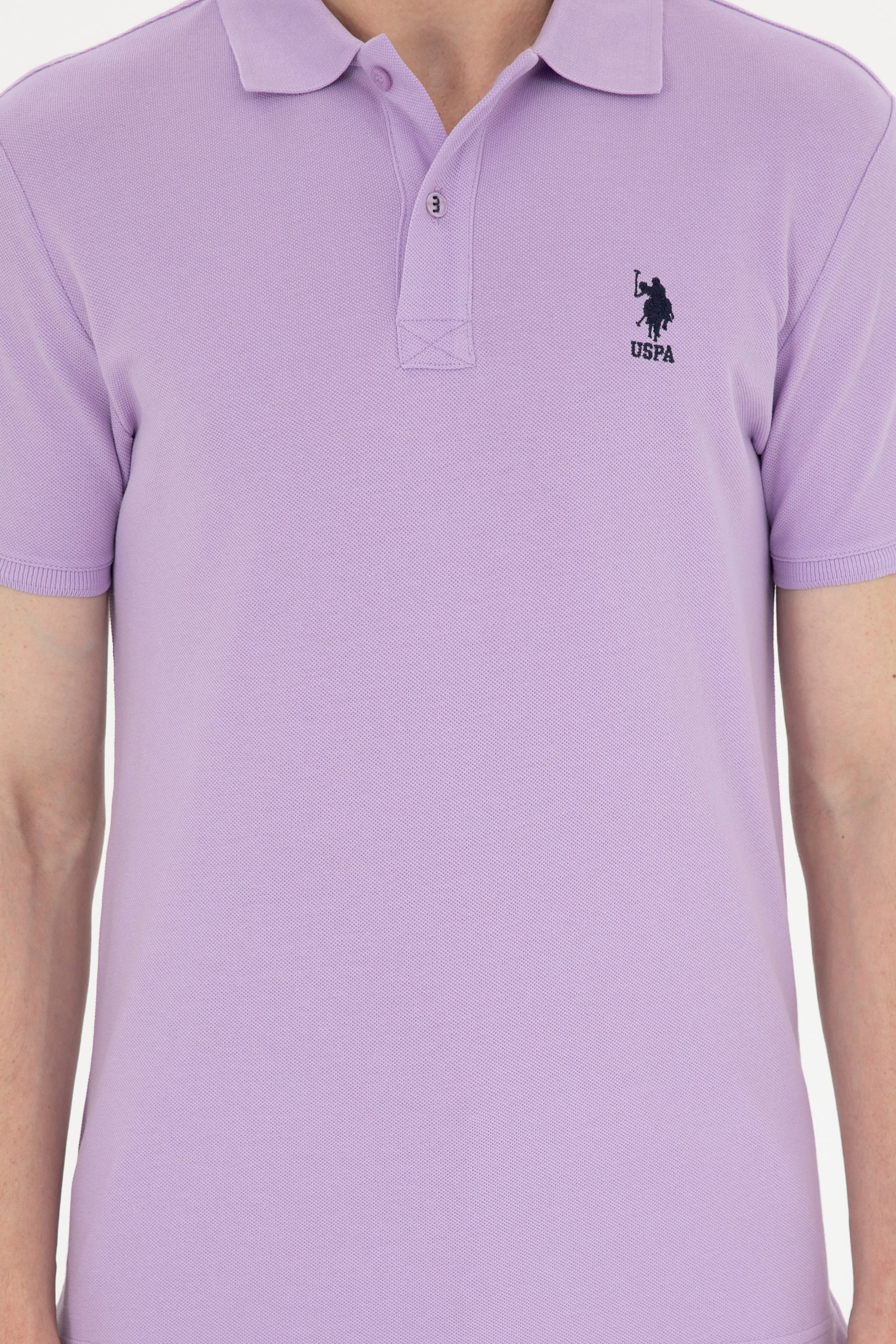Men's Lilac Basic T-Shirt