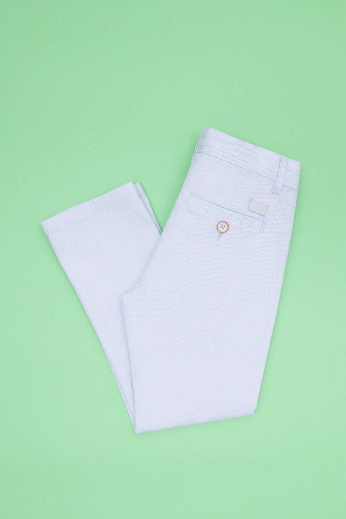 Boy's Light Blue Canvas Pants