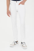 Men's White Canvas Pants