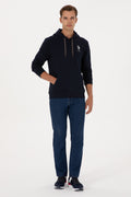 Men's Navy Blue Basic Sweatshirt
