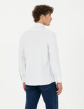 Oil Slim Fit Long Sleeve Shirt