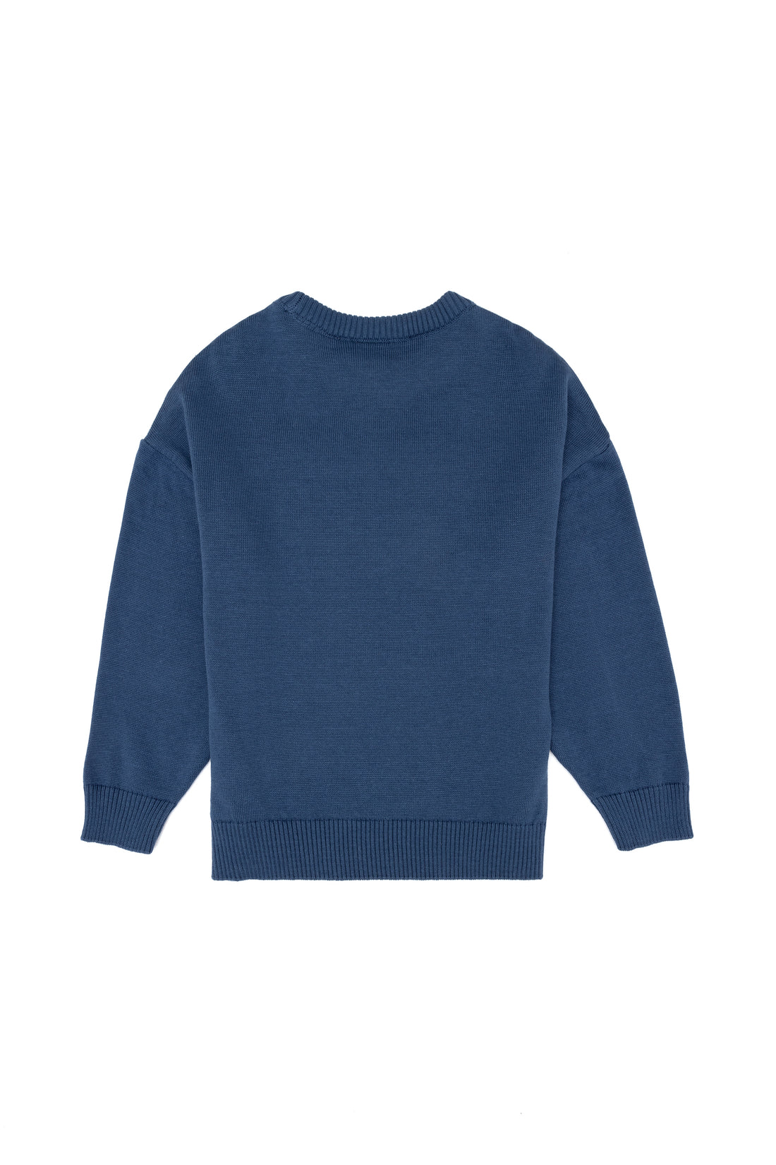 Girls' Indigo Crew Neck Sweater