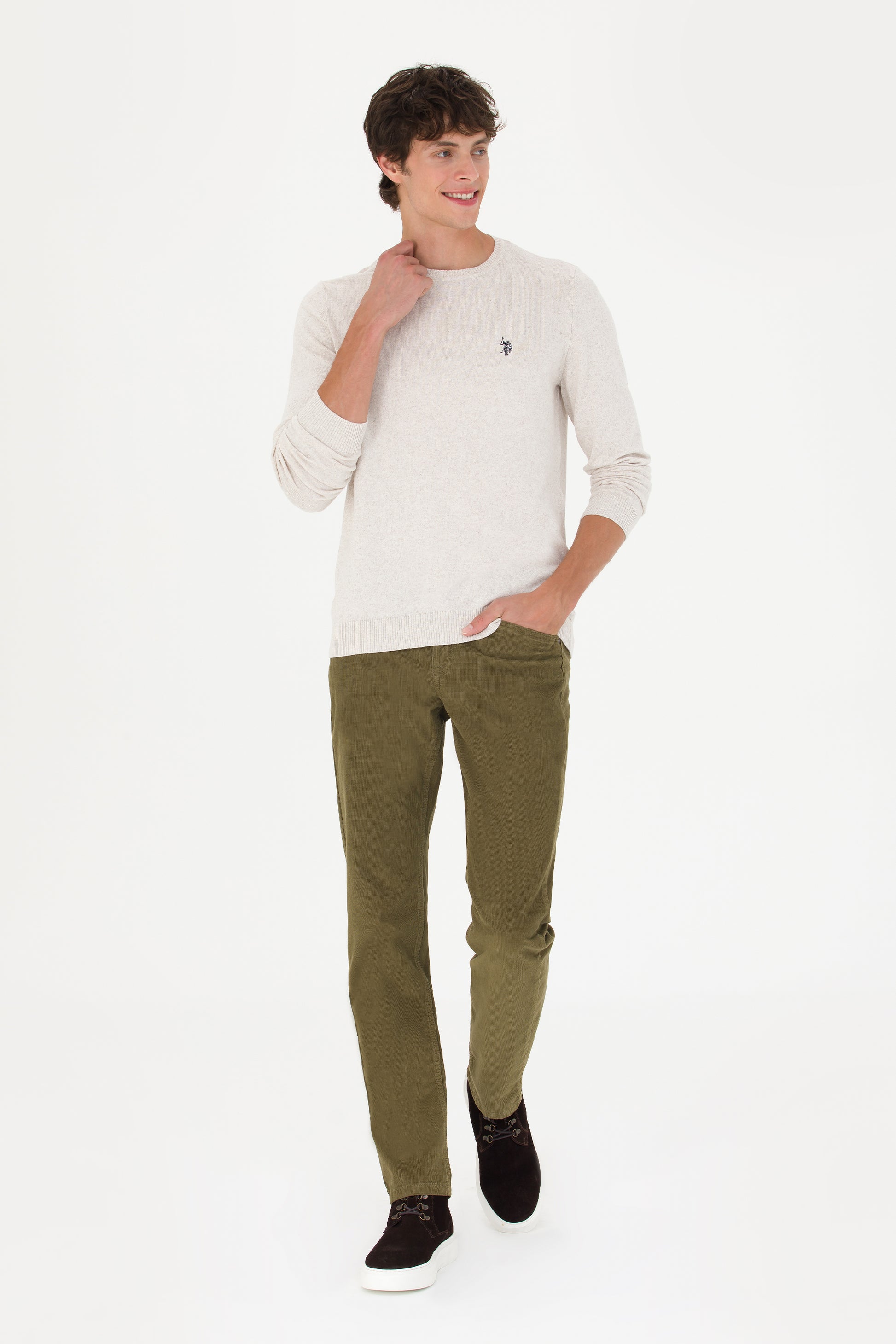 Men's Khaki Canvas Pants