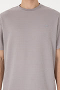 Men's Comfort Fit Crew Neck Dark Grey T-Shirt