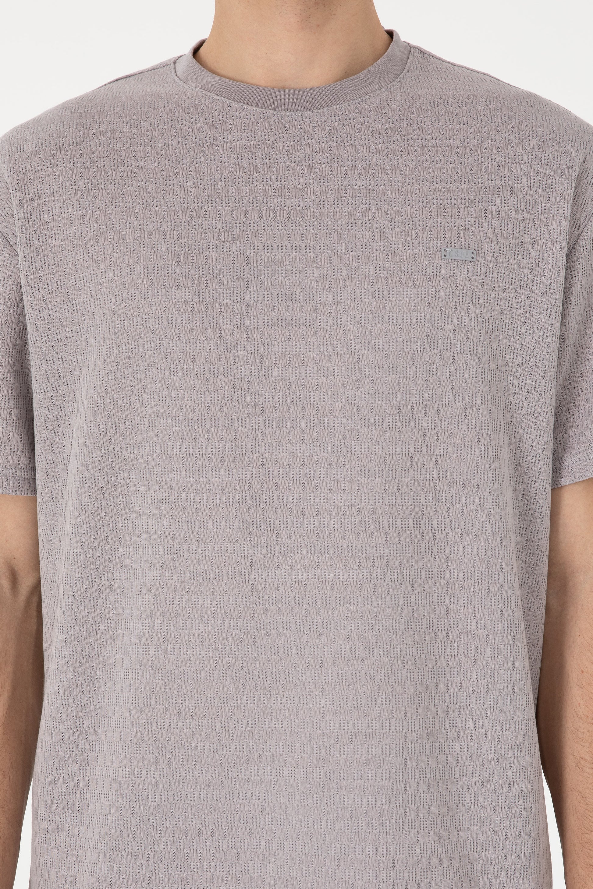 Men's Comfort Fit Crew Neck Dark Grey T-Shirt