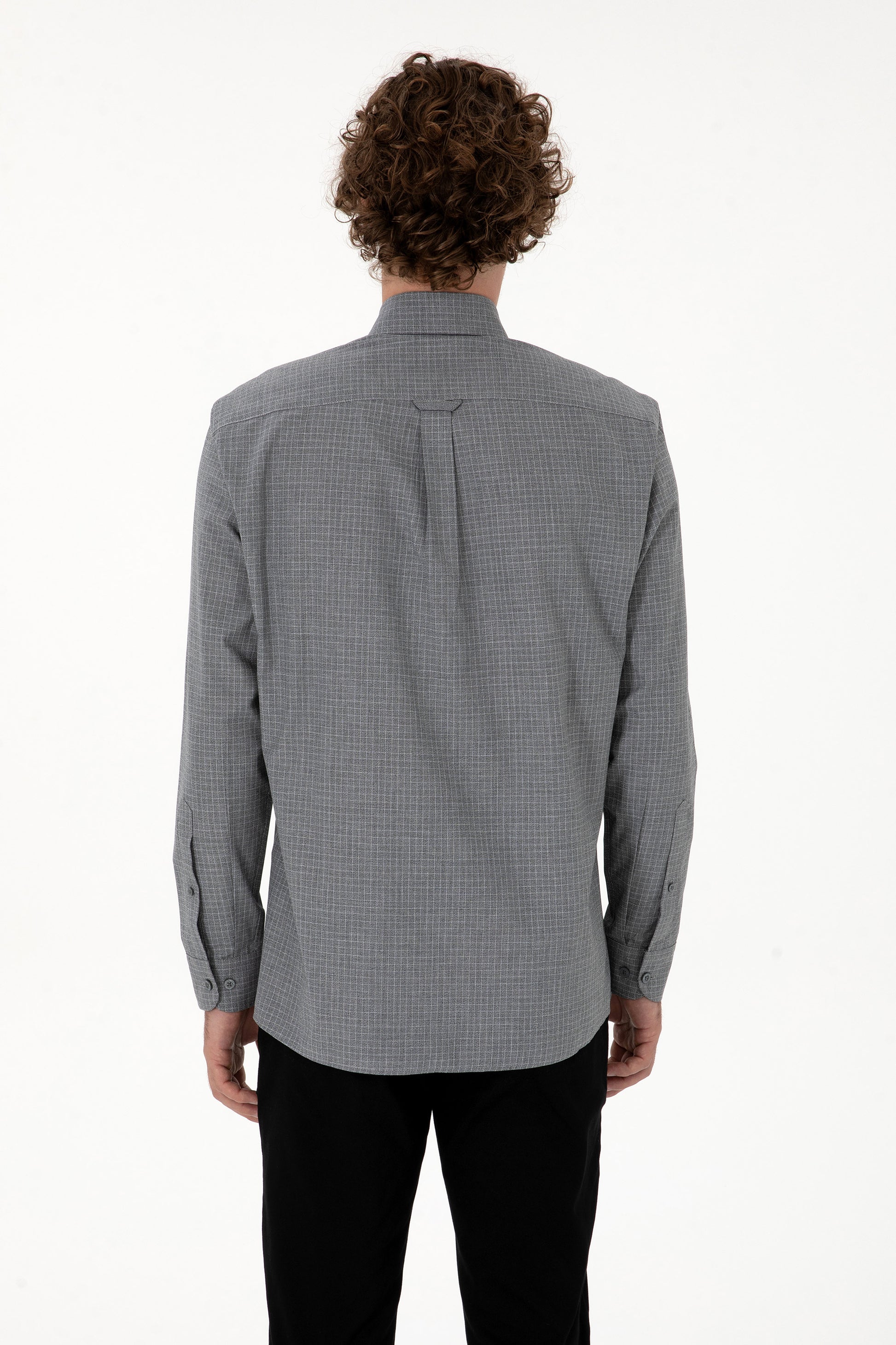 Men's Black Long Sleeve Shirt