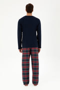 Men's Navy Blue Pajama Set