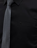 Black Regular Fit Long Sleeve Classic Shirt